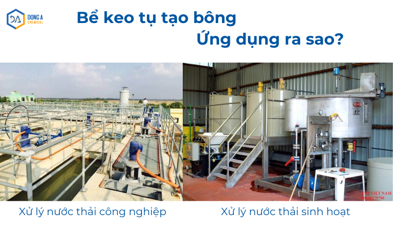 Một số ứng dụng của bể keo tụ tạo bông